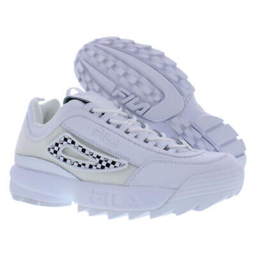 Fila Disruptor II Patches Mens Shoes Size 10 Color: White/safety/royal Blue