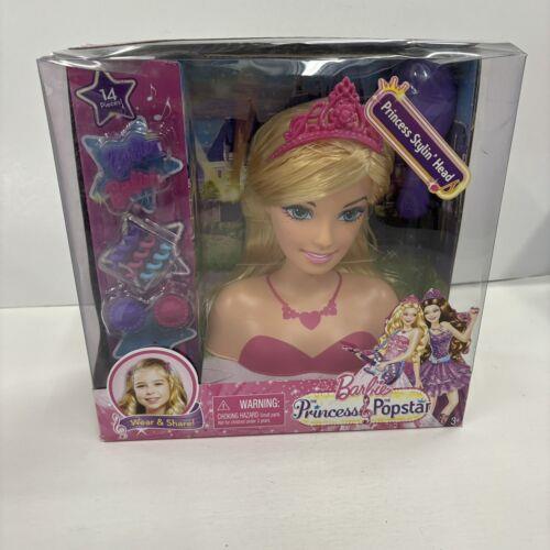 Barbie Princess Popstar Stylin Head 14 Pieces