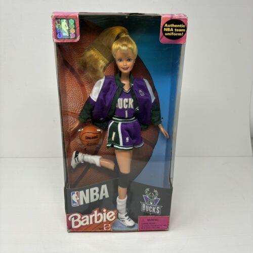 Vintage Barbie Nba Milwaukee Bucks Basketball Collectible 1998 Mattel 20738