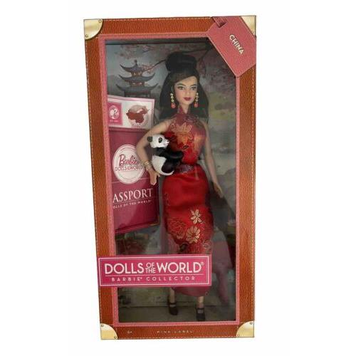Passport Barbie Collector Dolls Of The World China Doll Pink Label Mattel
