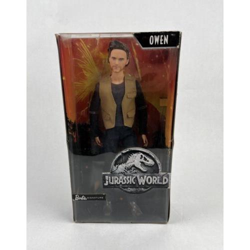 Mattel Barbie Jurassic World Owen Ken Chris Pratt Doll Jurassic Park Figure Nrfb