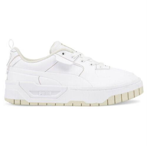 Puma Cali Dream Infuse Lace Up Womens White Sneakers Casual Shoes 38401101 - White