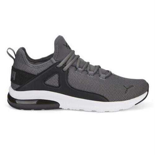 Puma Electron 2.0 Wide Lace Up Mens Grey Sneakers Athletic Shoes 38645405 - Grey