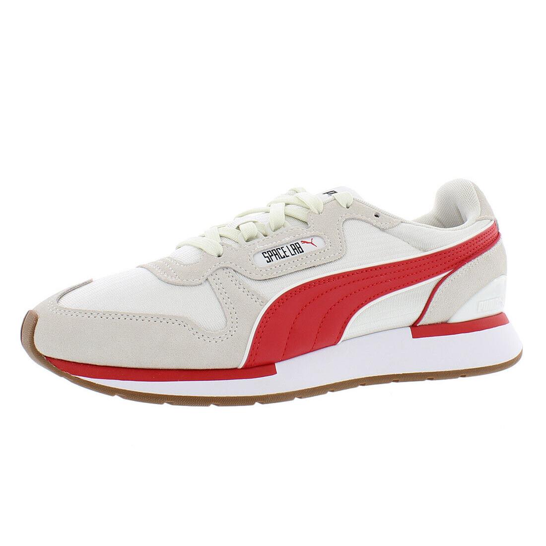 Puma Space Lab Mens Shoes - Vaporous Gray/Red/White, Main: Grey