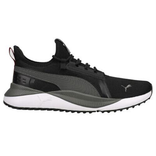 Puma Pacer Future Street Plus Lace Up Mens Black Sneakers Casual Shoes 38463401