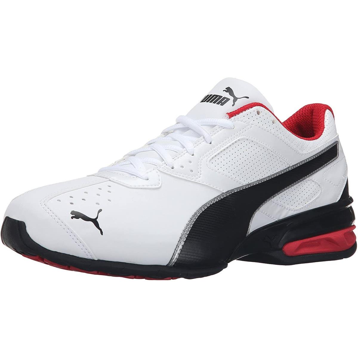 Puma Men`s Tazon 6 Fade Sneakers Black/White/Red