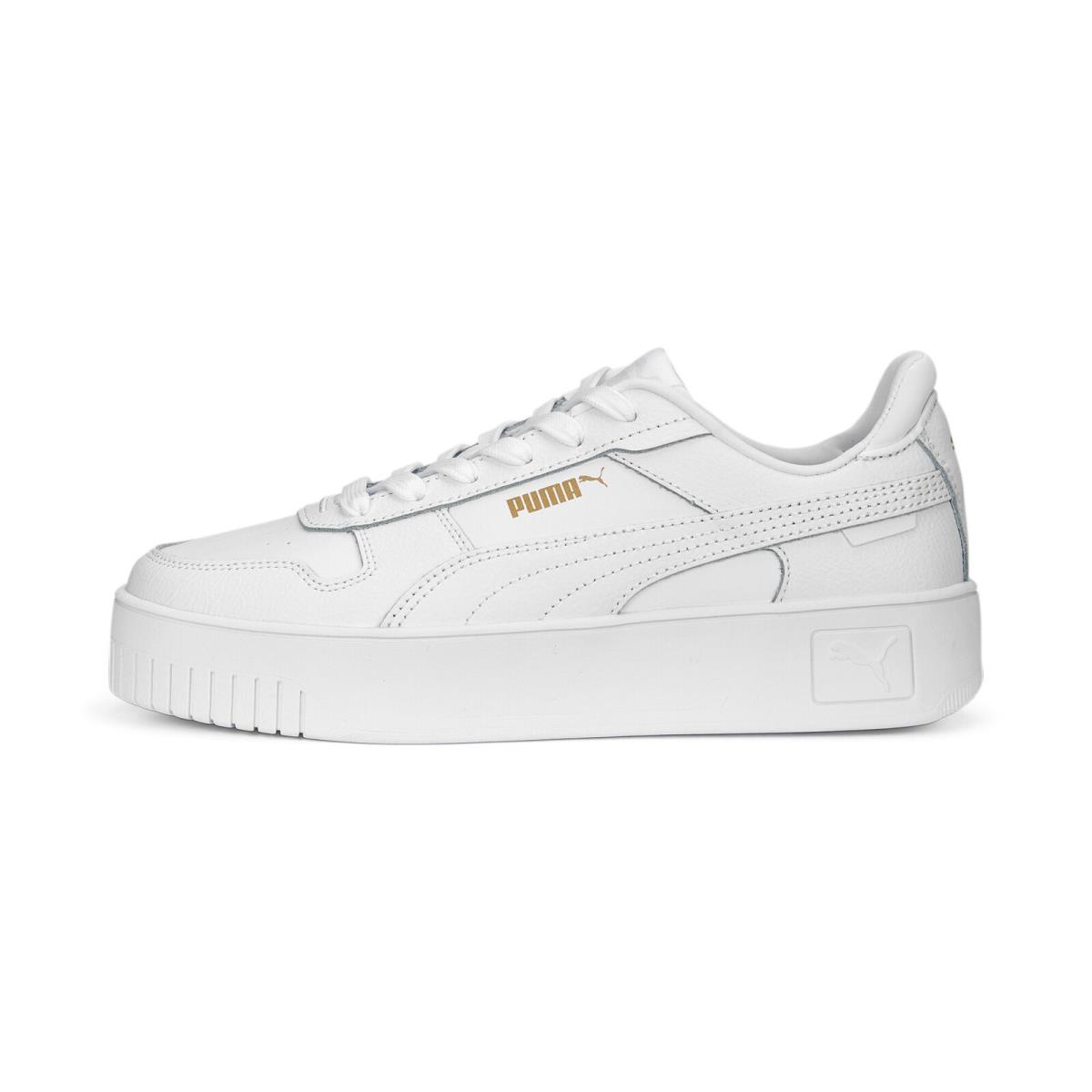 Puma Women`s Carina Street Sneakers - White - White/White/Gold