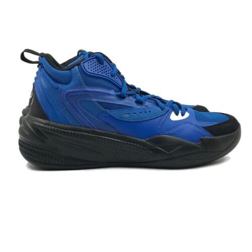 Puma Rs-dreamer Mid J Cole Mens Size 9-9.5 Basketball Shoe Blue Sneaker - Blue Black
