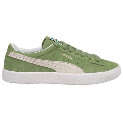 Puma Suede Vintage Lace Up Mens Green Sneakers Casual Shoes 374921-15 - Green