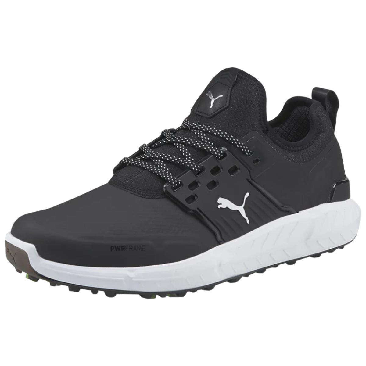 Puma Golf Men`s Ignite Articulate Waterproof Golf Shoe - Black/Silver