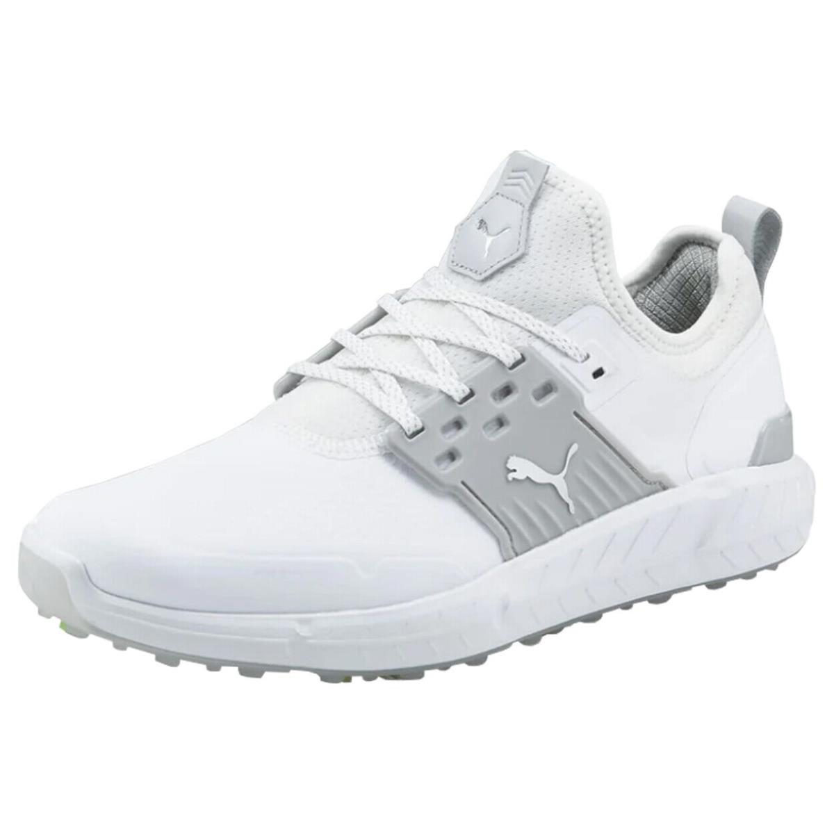 Puma Golf Men`s Ignite Articulate Waterproof Golf Shoe White/Silver/High-rise