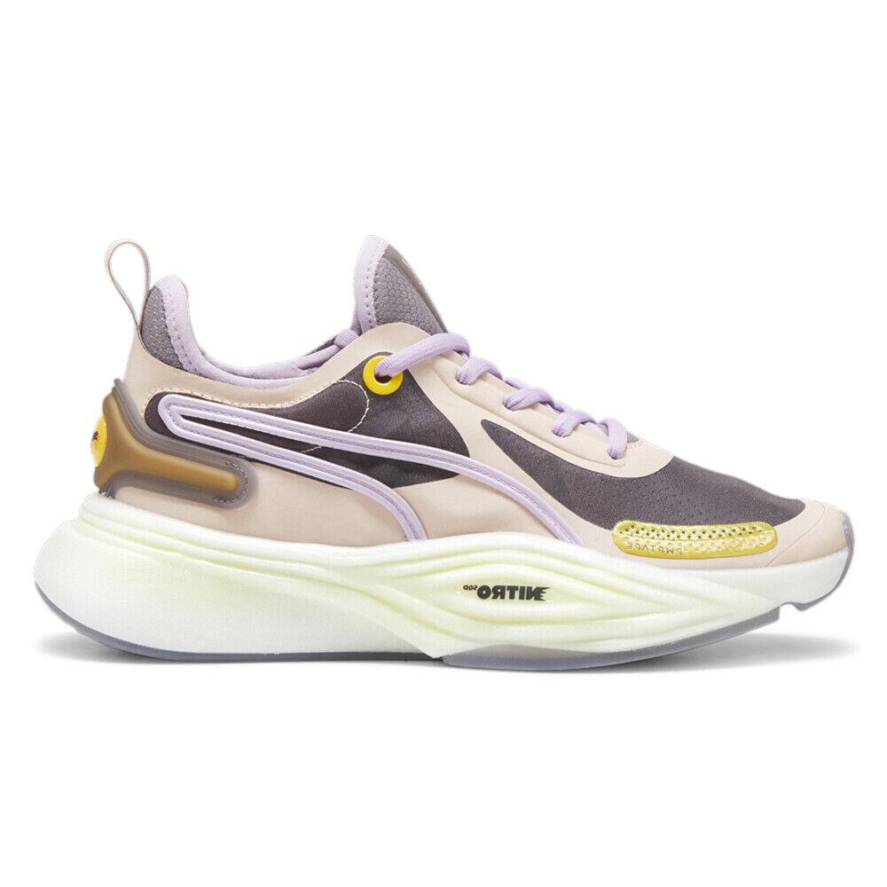 Puma Lemlem X Pwr Nitro Sqd Training Womens Beige Grey Sneakers Athletic Shoes - Beige, Grey