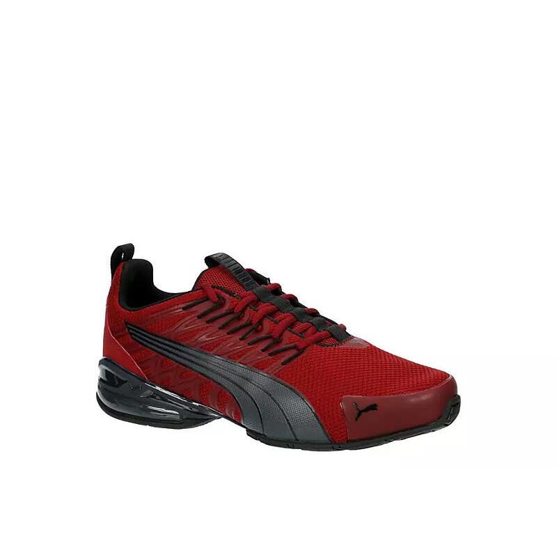 Puma Mens Voltaic Evo Comfort Daily Walk and Training Sneaker Dark Red