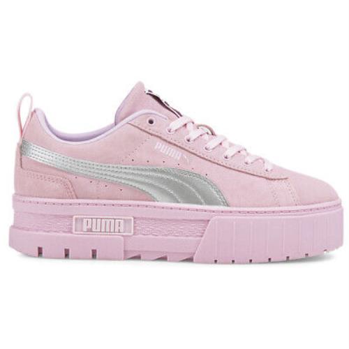 Puma Lipa X Mayze Metallic Platform Womens Pink Sneakers Casual Shoes 38873801 - Pink