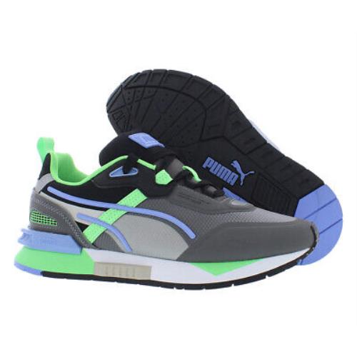 Puma Mirage Tech Mens Shoes Size 7 Color: Grey/green/black - Grey/Green/Black, Main: Grey