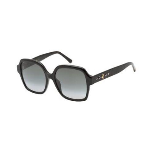 Jimmy Choo Women`s Rella/g/s 55Mm Sunglasses Women`s - Frame: Black / Grey Shaded