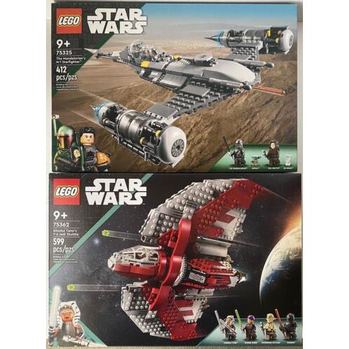 2 Lego Star Wars: Ahsoka Tano s T-6 Jedi Shuttle 75362 Mandalorian s N-1 75325