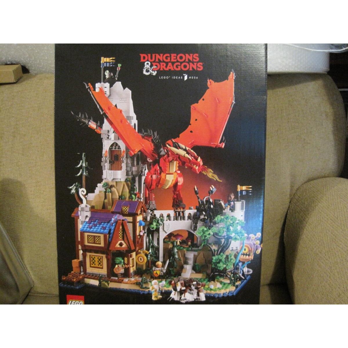 2024 Lego 21348 Dungeons Dragons Ideas 056 Red Dragon`s Tale 3745 Pieces