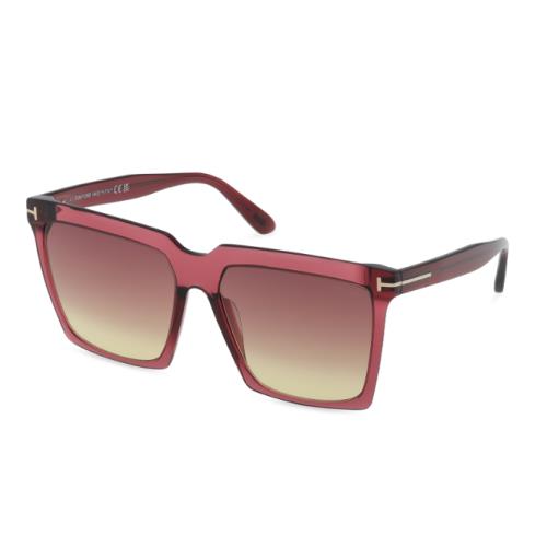 Tom Ford FT0764 Sabrina-02 69T Shiny Pink/pink Gradient Women`s Sunglasses