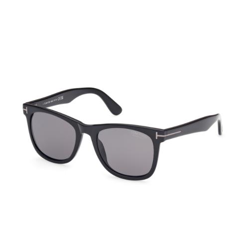 Tom Ford FT1099-N Kevyn 01D Shiny Black/smoke Polarized Square Men`s Sunglasses