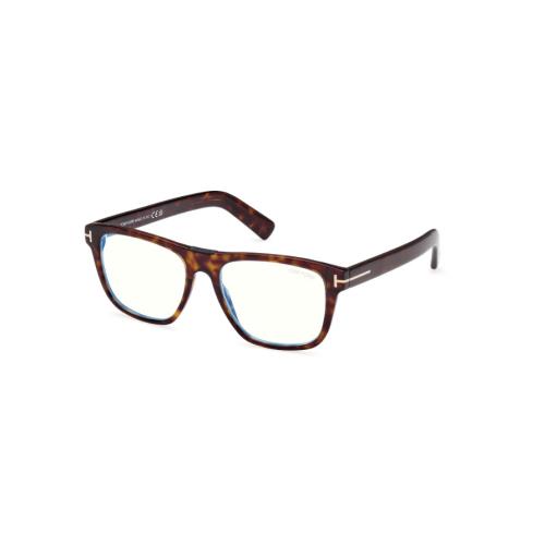 Tom Ford FT5902 052 Dark Havana Square Men`s Eyeglasses