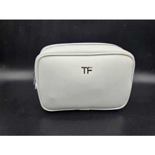 Tom Ford Soleil - White Calf Leather Clutch Made In Italy. with Dust Bag