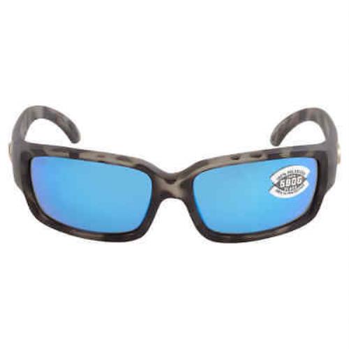 Costa Del Mar Caballito Blue Mirror Polarized Glass Unisex Sunglasses 6S9025 - Lens: Blue