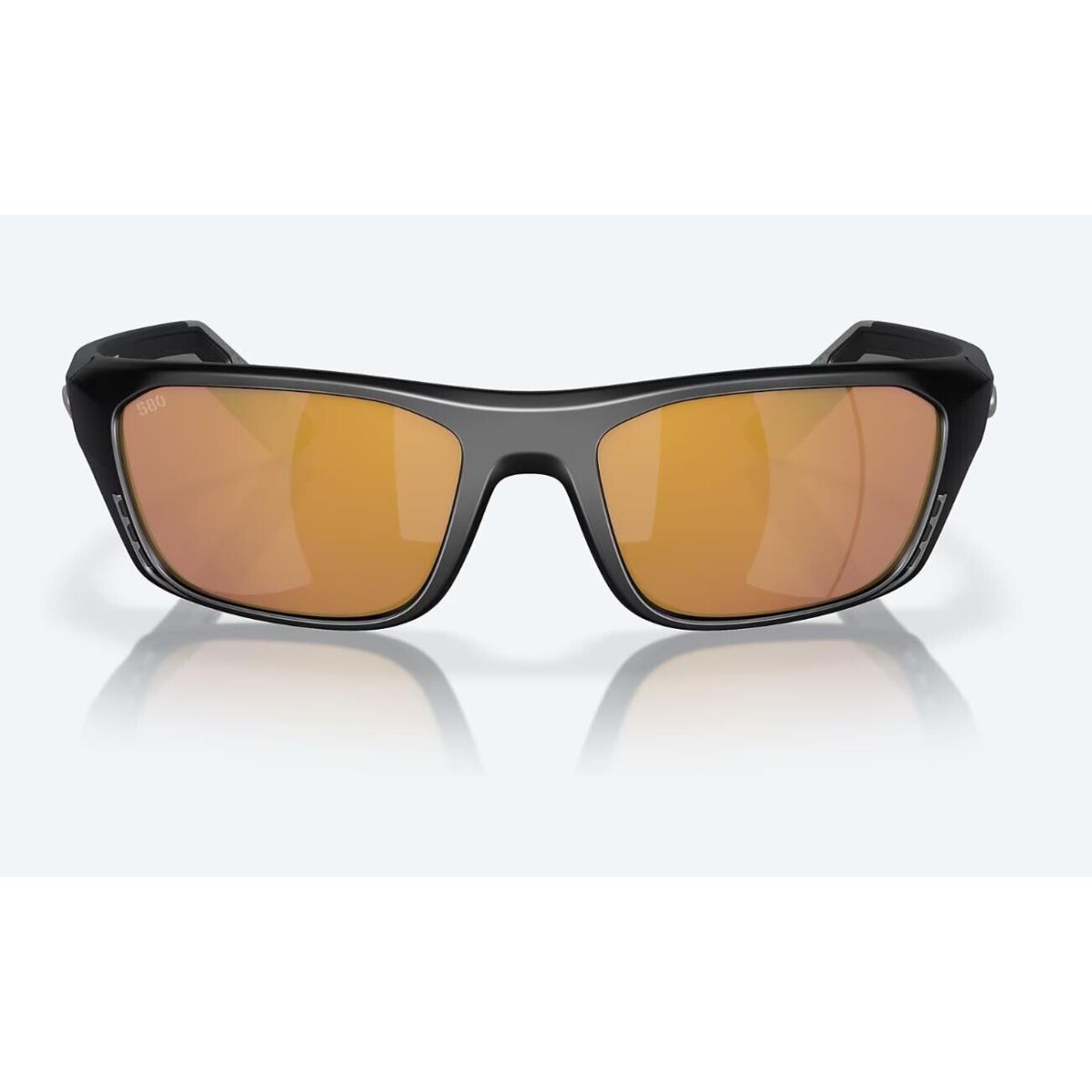 Costa Del Mar Whitetip Pro Matte Black / Gold Mirror Polarized Glass 580G