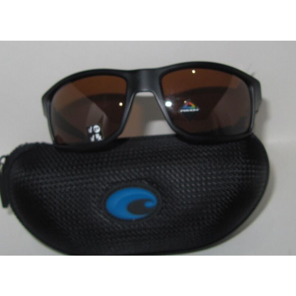 Costa Del Mar Men`s Sunglasses 009449-1860 Black Frame Brown Poalarized