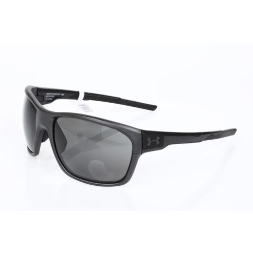 Under Armour 288367 No Limits Sunglasses Square Satin Carbon/gray Ansi 58 mm