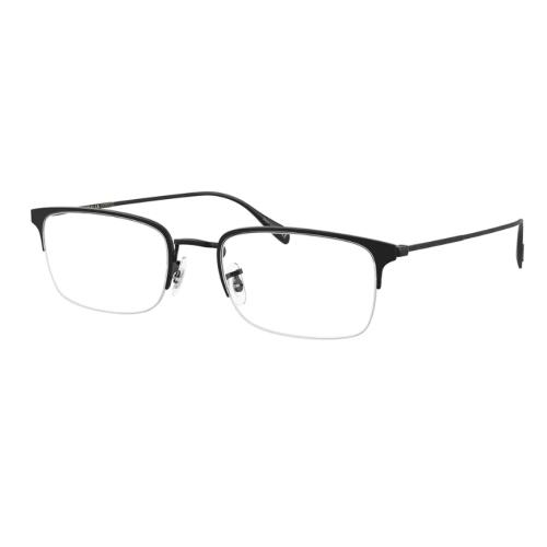 Oliver Peoples OV1273 5062 Matte Black Semi Rimless Rectangle Men`s Eyeglasses