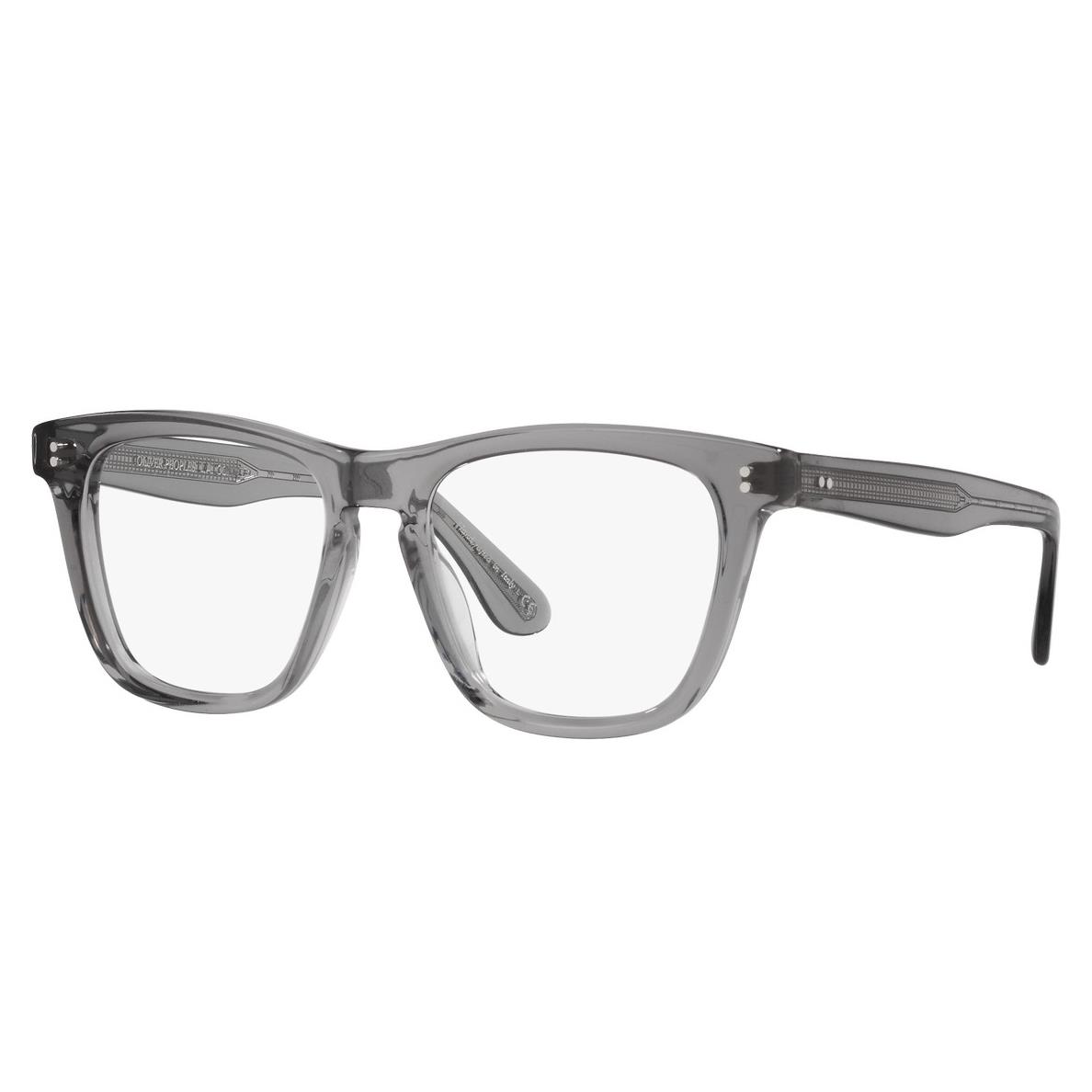 Oliver Peoples 0OV5449U Lynes 1132 Workman Grey Squared Men`s Eyeglasses - Frame: Black, Lens: