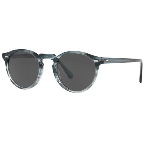 Oliver Peoples OV5217S 1704R5 Washed Lapis/carbon Gray Oval Men`s Sunglasses