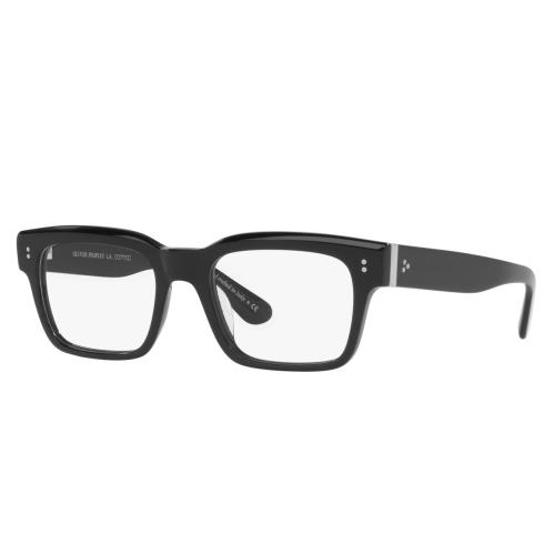 Oliver Peoples 0OV5470F Hollins 1005 Black Men`s Eyeglasses - Frame: Black, Lens: