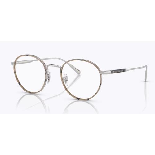 Oliver Peoples Artemio-r OV1302M 5036 Silver/tortoise Round Men`s Eyeglasses