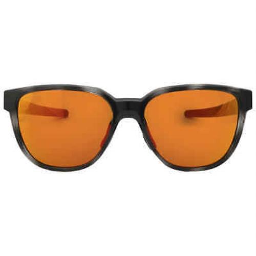 Oakley Actuator Prizm Ruby Polarized Rectangular Men`s Sunglasses OO9250 925005 - Frame: Multi, Lens: Red