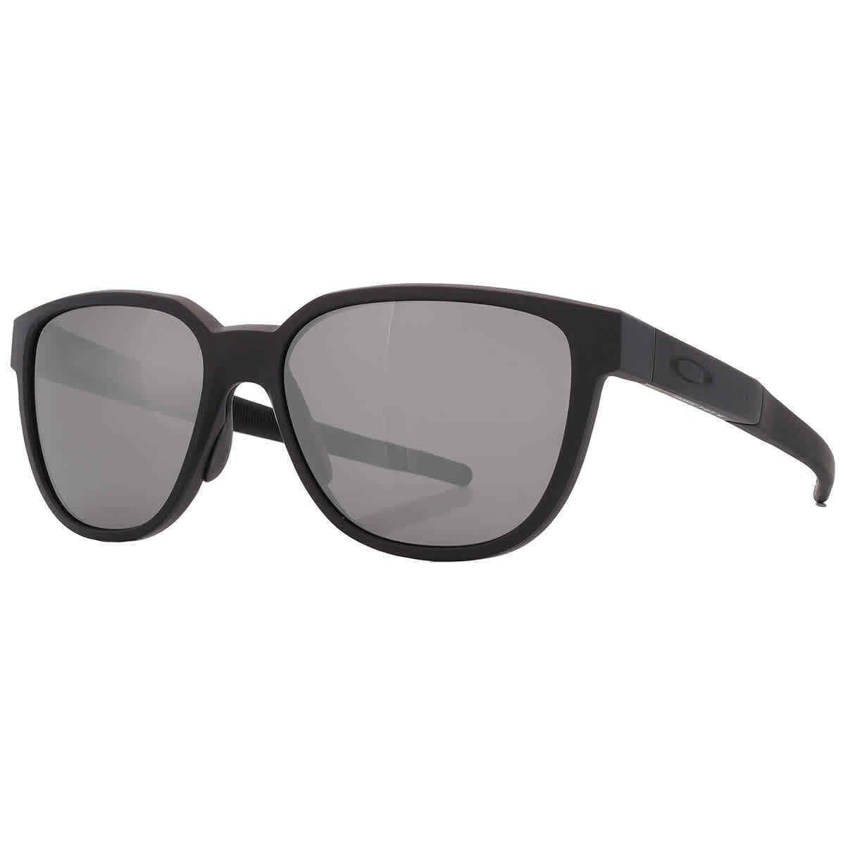 Oakley Actuator Prizm Black Polarized Rectangular Men`s Sunglasses OO9250 925002 - Frame: Black, Lens: Black