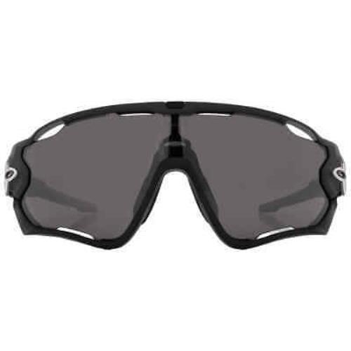 Oakley Jawbreaker Prizm Black Mirrored Shield Unisex Sunglasses OO9290 929078 - Frame: Green, Lens: Black