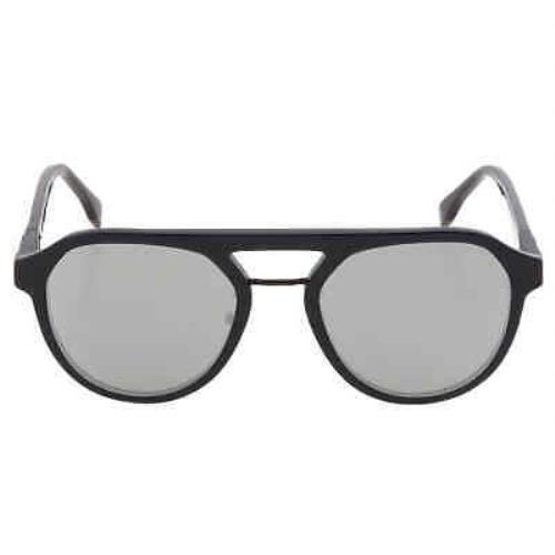 Fendi Smoke Mirror Pilot Men`s Sunglasses FE4003UN 20C 54 FE4003UN 20C 54
