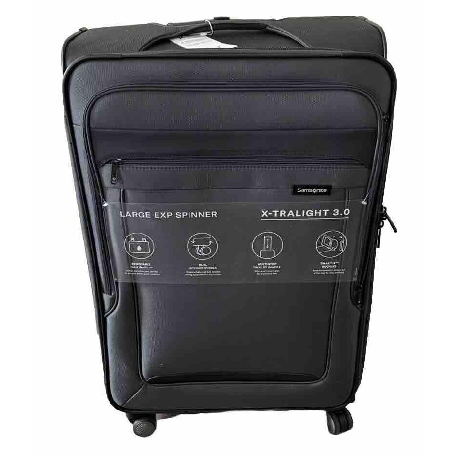 Samsonite Xtralight 3.0 Softside Large 29 Expandable Spinner Suitcase Gray