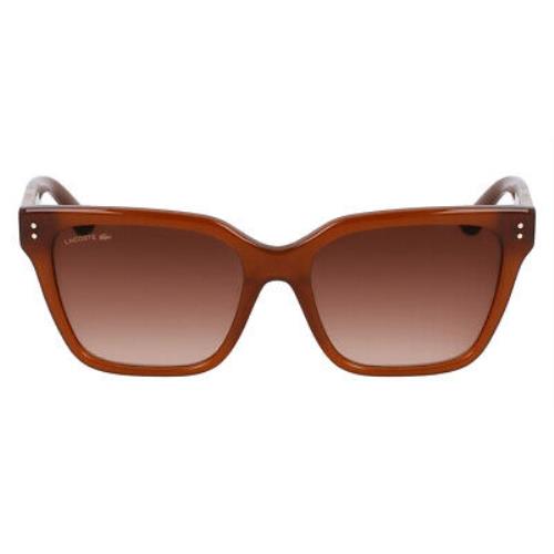 Lacoste L6022S Sunglasses Women Brown 54mm