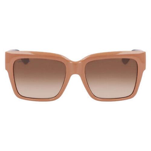 Lacoste L6033S Sunglasses Women Beige 55mm