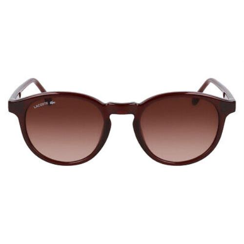 Lacoste L6030S Sunglasses Unisex Transparent Burgundy 50mm