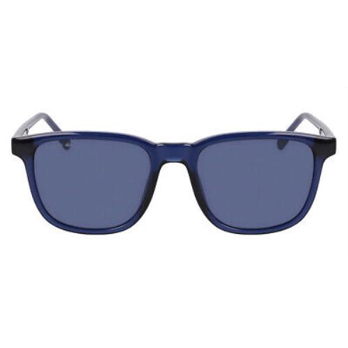 Lacoste L6029S Sunglasses Men Transparent Blue 53mm