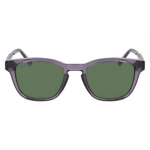 Lacoste L6026S Sunglasses Men Transparent Gray 51mm