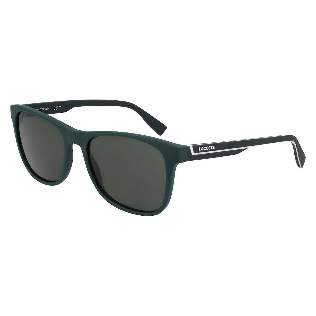 Lacoste L6031S Sunglasses Men Matte Green 56mm