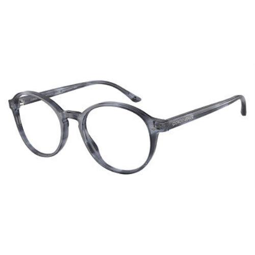 Giorgio Armani AR7004 Eyeglasses Men Striped Blue 47mm