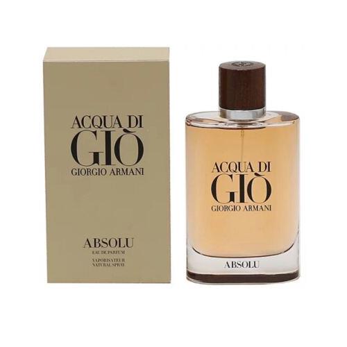 Giorgio Armani Acqua Di Gio Absolu 4.2 Oz / 125 ML Eau De Parfum Spray