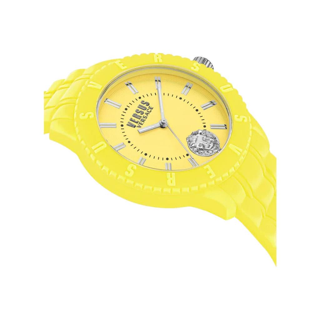 Versus Versace Tokyo R Watch VSPOY0518 Yellow Silicon Strap Gold Indexes + Case - Band: Yellow