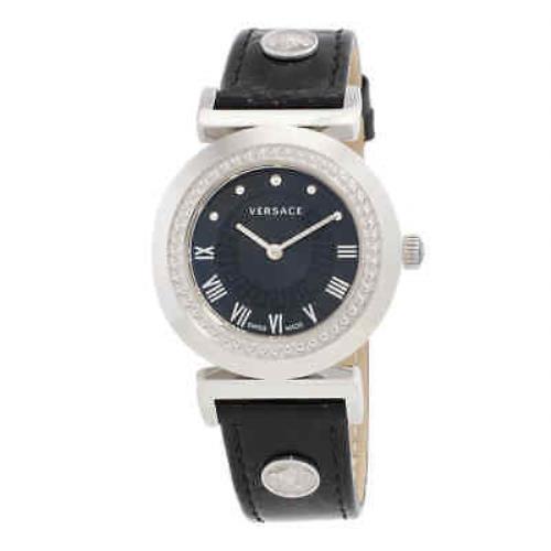 Versace Vanity Quartz Black Dial Ladies Watch P5Q99D009S009